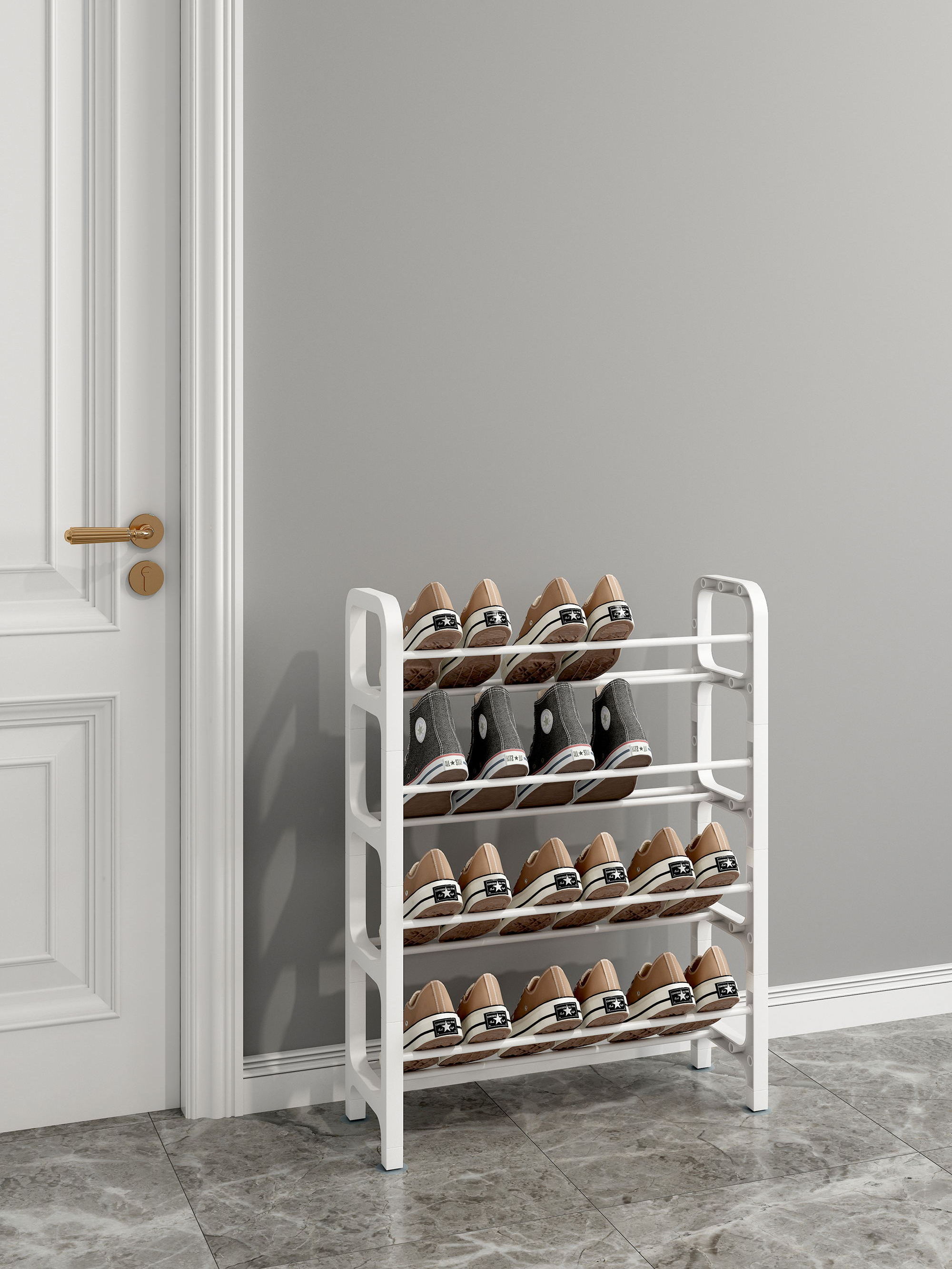 Living Room Furniture Small Shoe Rack Storage Organizer Shoes Shelf Rack