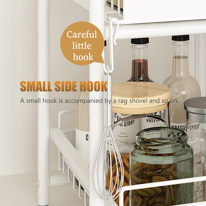 Spice Rack Bathroom Cabinet Organizer Kitchen 2 Pack Tier Under Sink Organizer