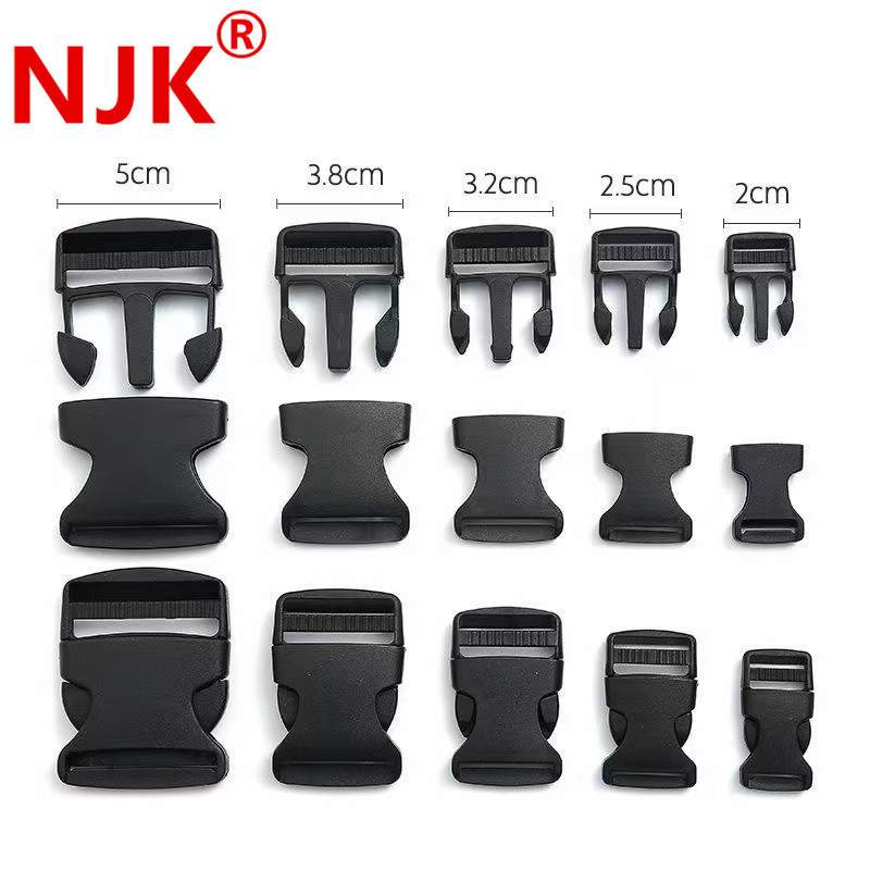 NJKJ1-006 Tactical Vest Or Belt Quick Release Buckle High Quality 38mm Plastic Side Quick Release Webbing Buckles