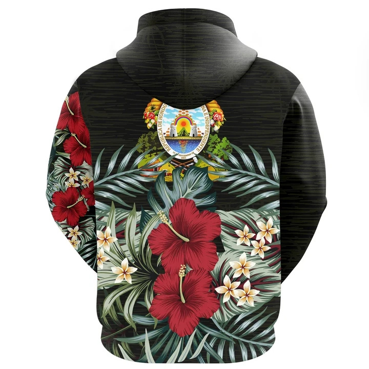 Honduras Hoodie Wholesale Unisex Hoodies Manufacturer Custom Polynesian Hibiscus Men's Hoodies Sweatshirts Pullover High Quality