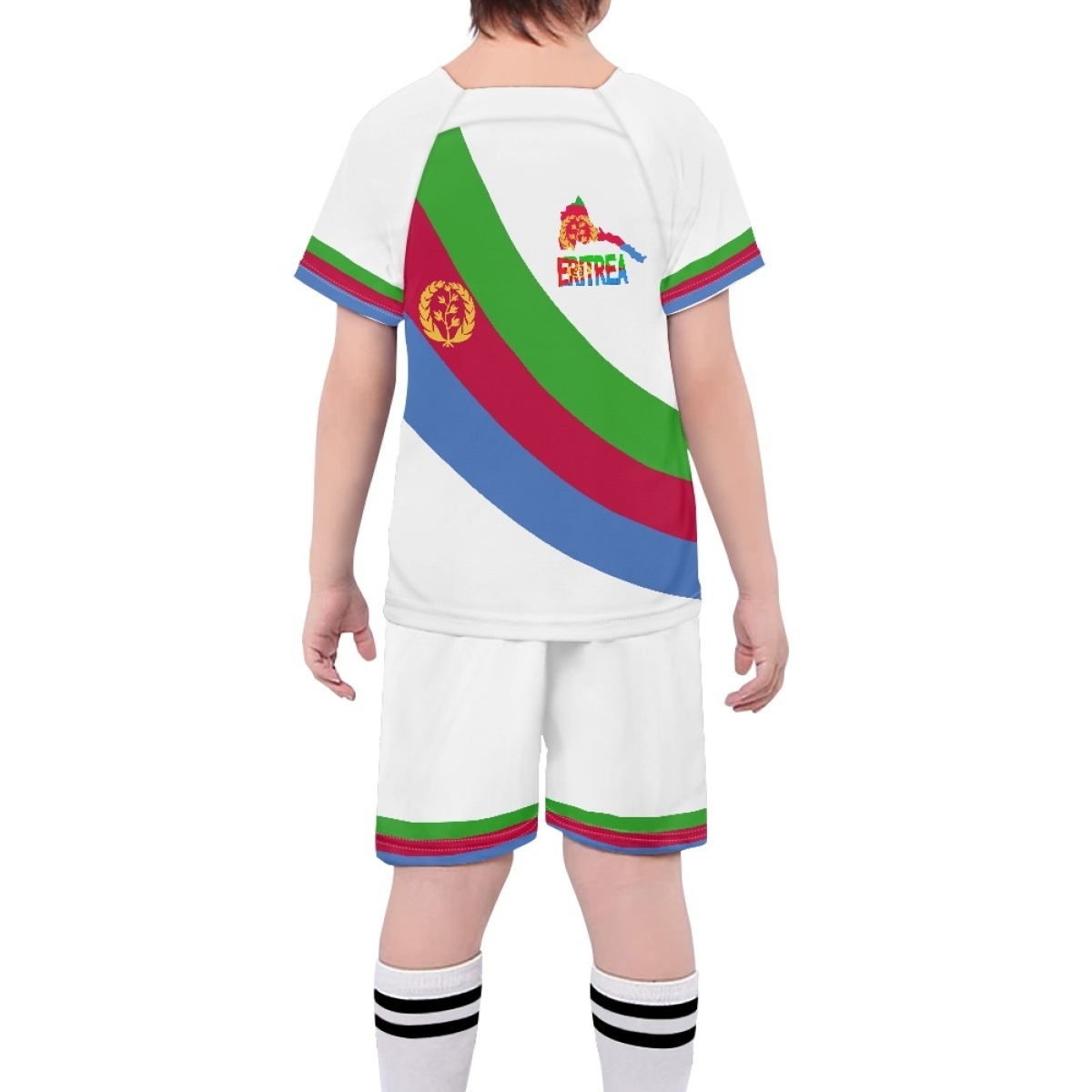 New Arrival Eritrea Football Jersey Set Wholesale Custom Breathable Kids Eritrean Football Uniform Soccer Children Football Suit