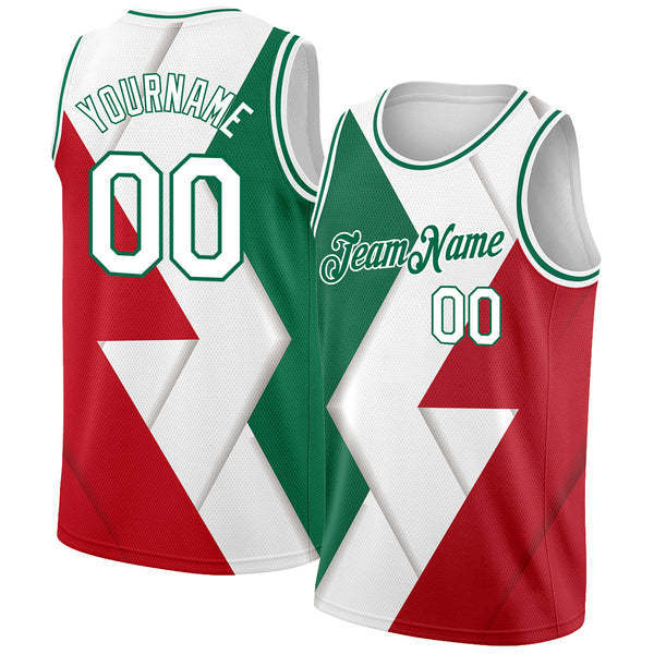 Sublimation Men's Basketball Uniform Print on Demand Mexico Flag Basketball Vest Custom Team Number Name Basketball Jersey