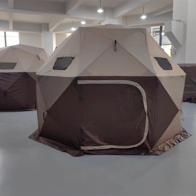 JWF-225 Customized automatic half ball tent outdoor camping winter igloo tent fishing dome tent