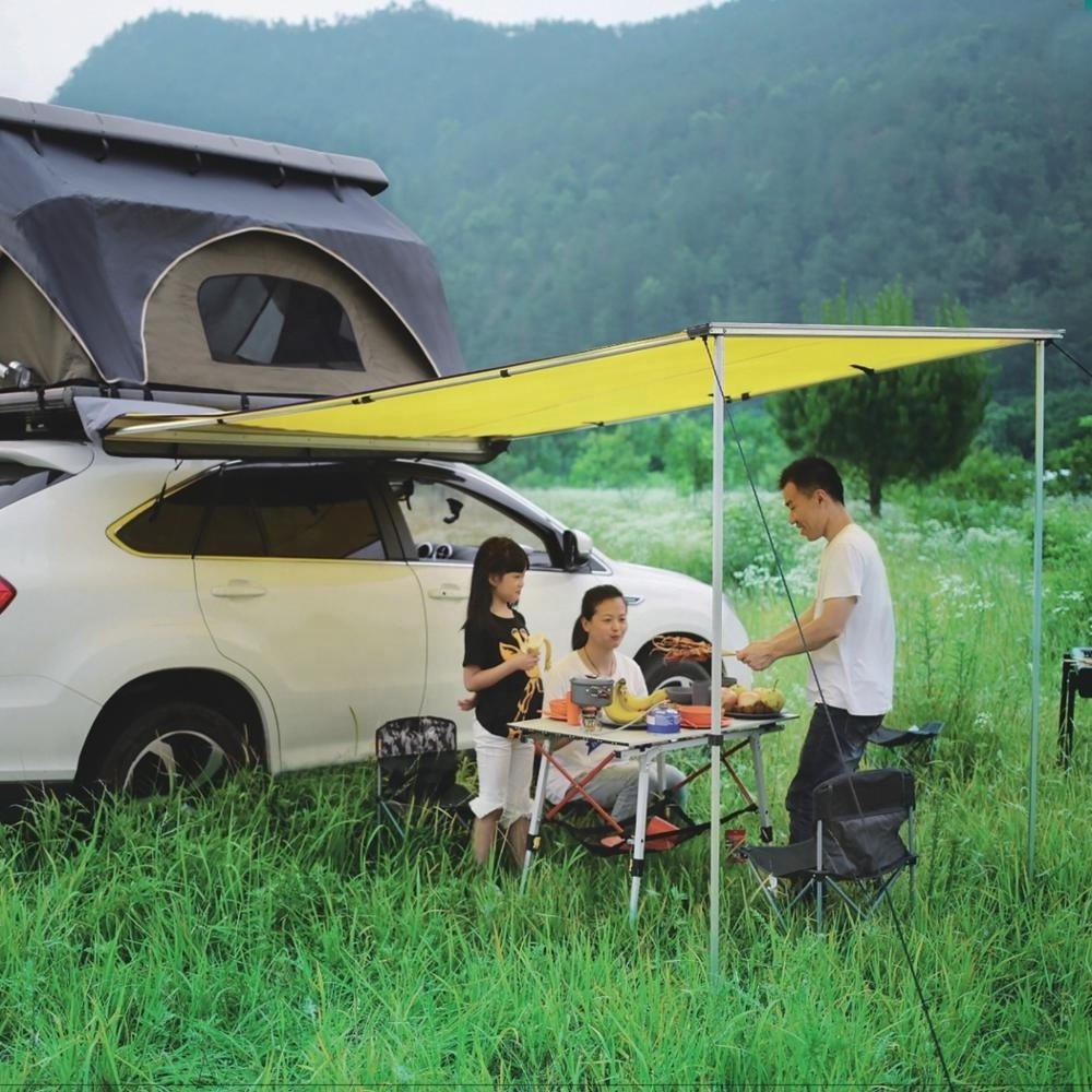 Cheaper offroad 4x4 suv waterproof foldable car side awning tent for camping