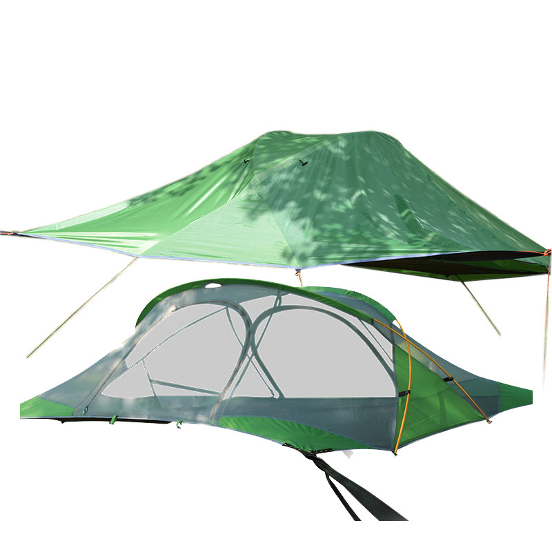 JWM-007 Outdoor portable waterproof hiking tent mosquito net hanging hammock tent bed 2 person camping hanging tree tent