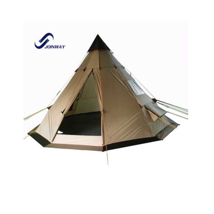 JWF-042 Hot sale outdoor Indian camping adult teepee bell tent waterproof