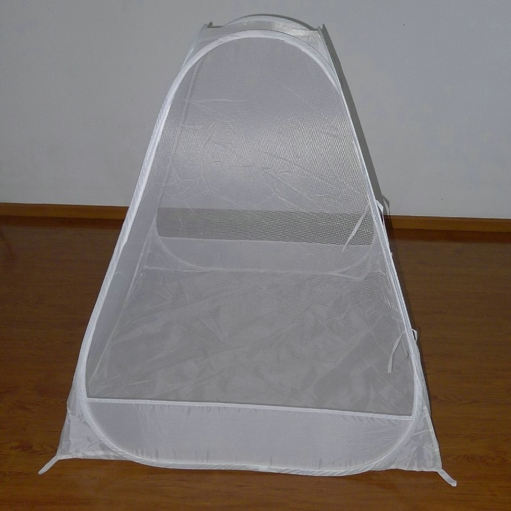 JWS-011B Cheap white pop up personal mosquito net one touch tents canopy