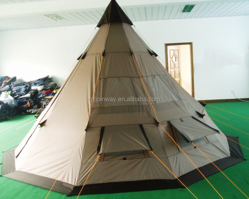 JWF-042 Hot sale outdoor Indian camping adult teepee bell tent waterproof