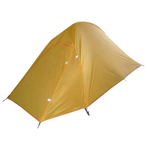 JWJ-052 Outdoor Ultralight hiking tent 1-2 person camping aluminium pole mosquito net tent