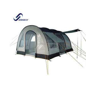 JWF-009 OEM outdoor camping big family tunnel tent heavy duty fight flood relief tents