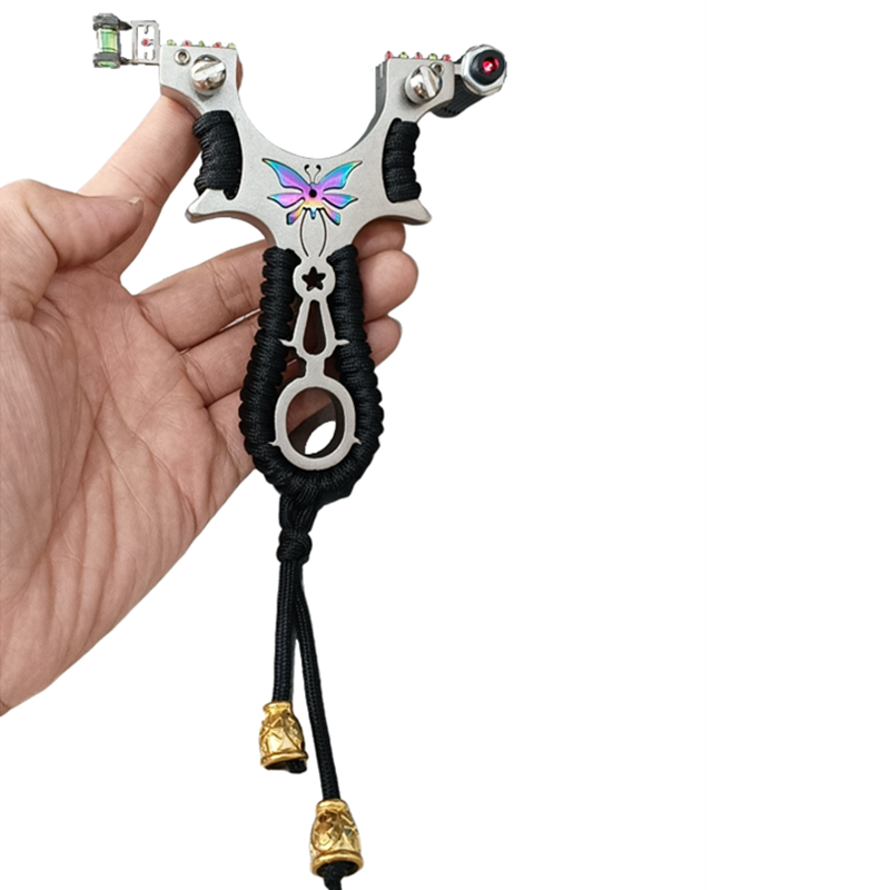 JW-138 New high precision infrared laser metal slingshots powerful stainless steel slingshot