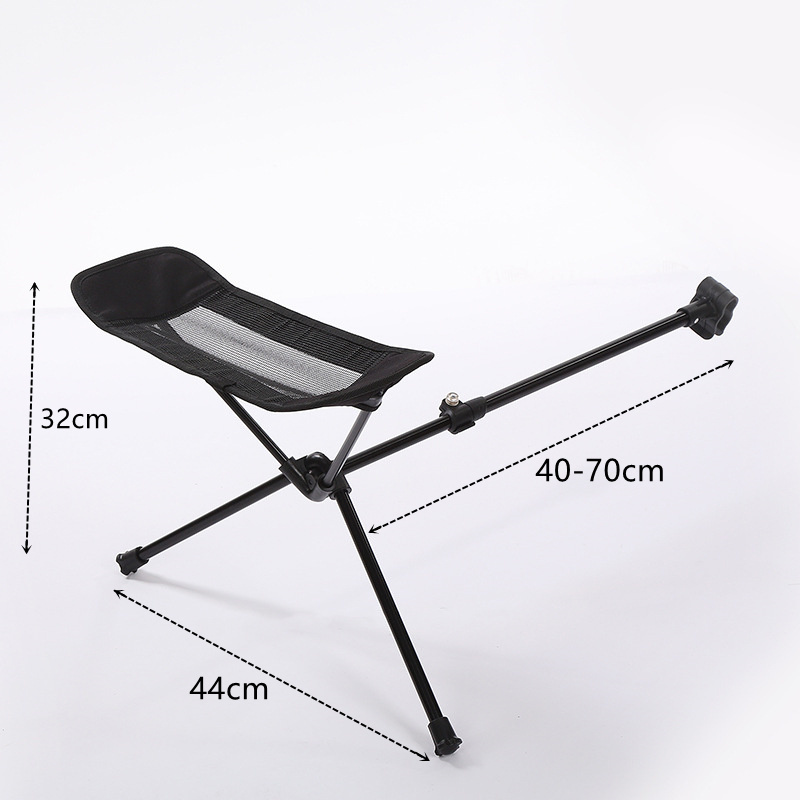 JW-100 Outdoor moon chair adjustable footrest camping chair portable accessories folding footrest