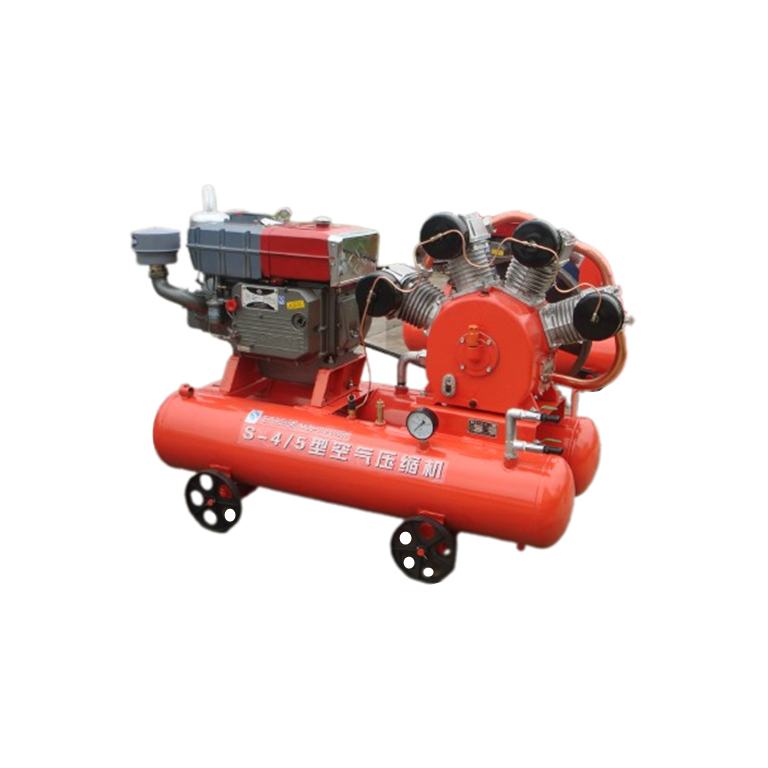 Portable 18.5kw industrial air compressor SF 4.0-5 4 cylinders diesel engine mining air compressor