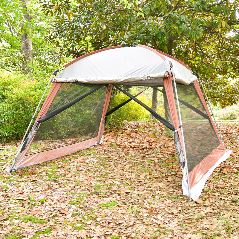 JWF-131 Custom outdoor leisure screen mesh house canopy camping tent screen shelter gazebo for patios camping activities