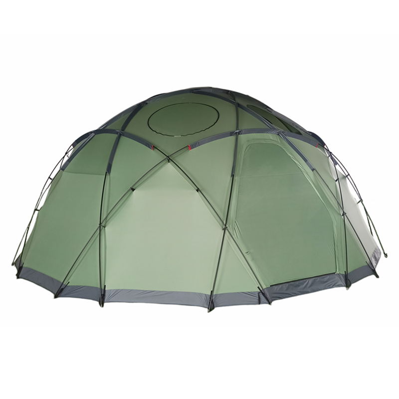 JWF-124 Factory customized outdoor luxury aluminum frame camping tent glamping  dome tent half sphere party tent