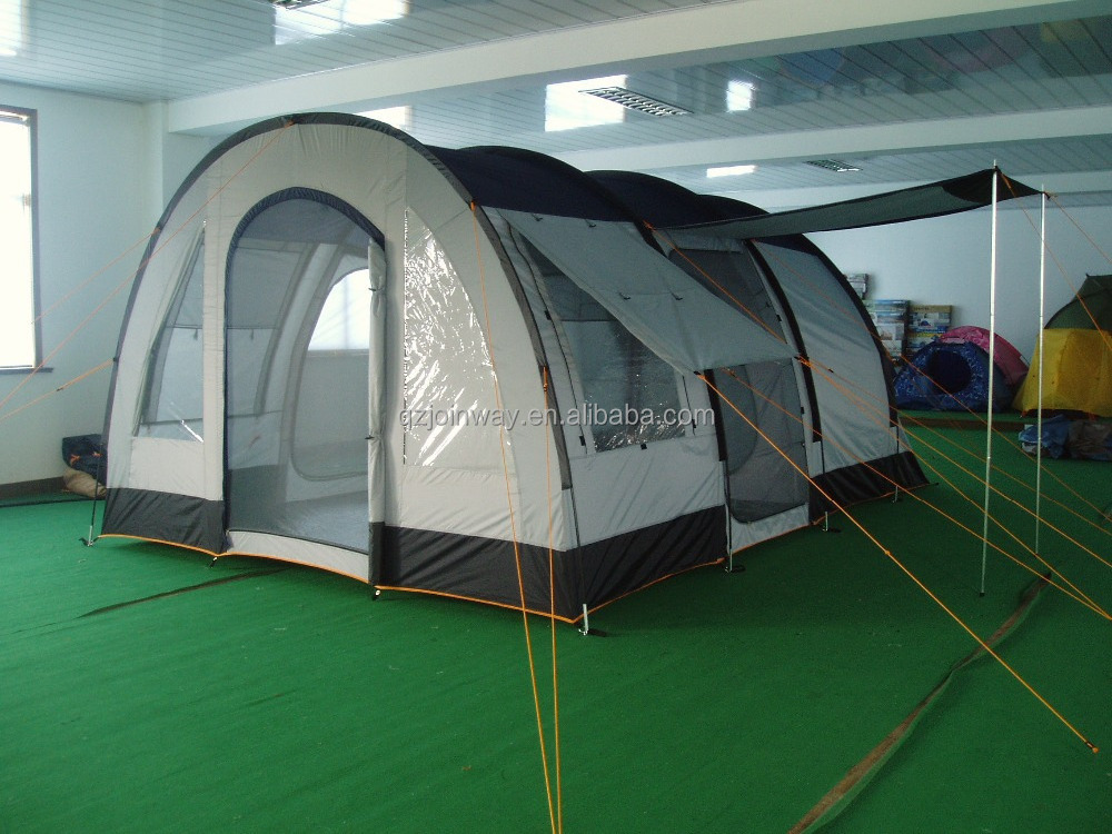 JWF-009 OEM outdoor camping big family tunnel tent heavy duty fight flood relief tents