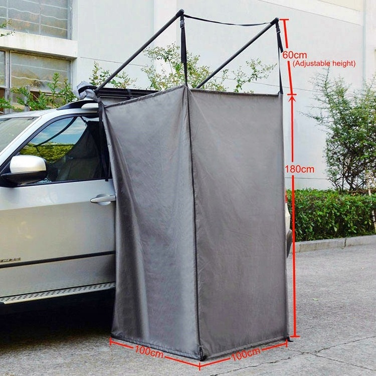 JWY-010 High quality 4x4 off-road car side awning shower tent portable outdoor bath camping changing room