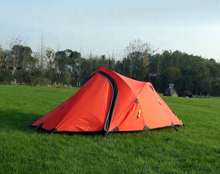 JWJ-005 Chinese ultralight outdoor aluminum pole camping mountain tent wholesale