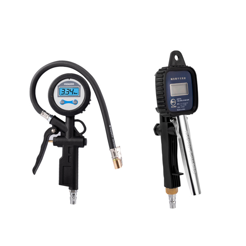 JRS Digital Car Tire Air Inflator With Pressure Gauge high quality LCD Screen tire pressure gague