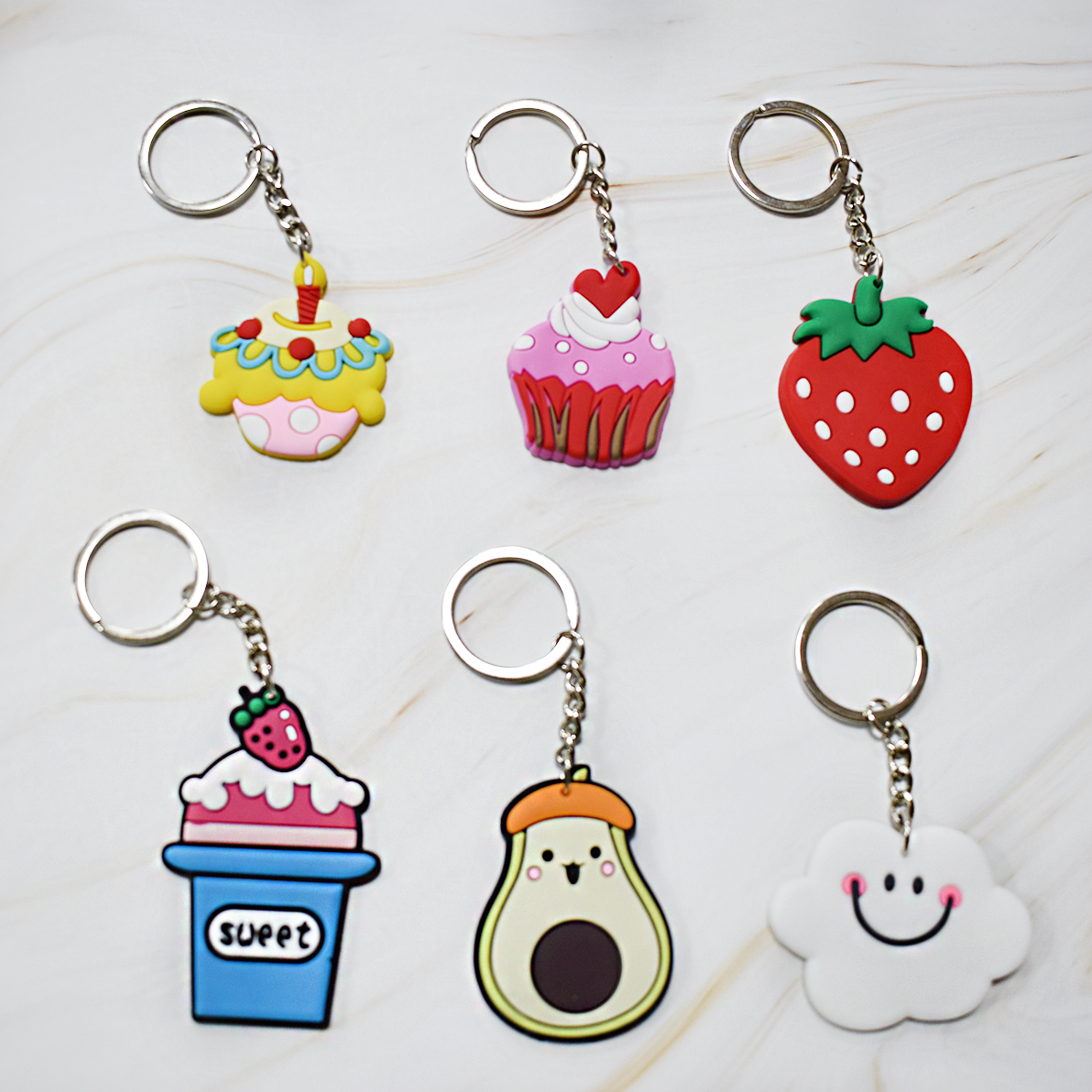 Wholesale Keychain Accessories Messi Keychain Attachment Pink Keychain Custom Logo Personalized Keyring