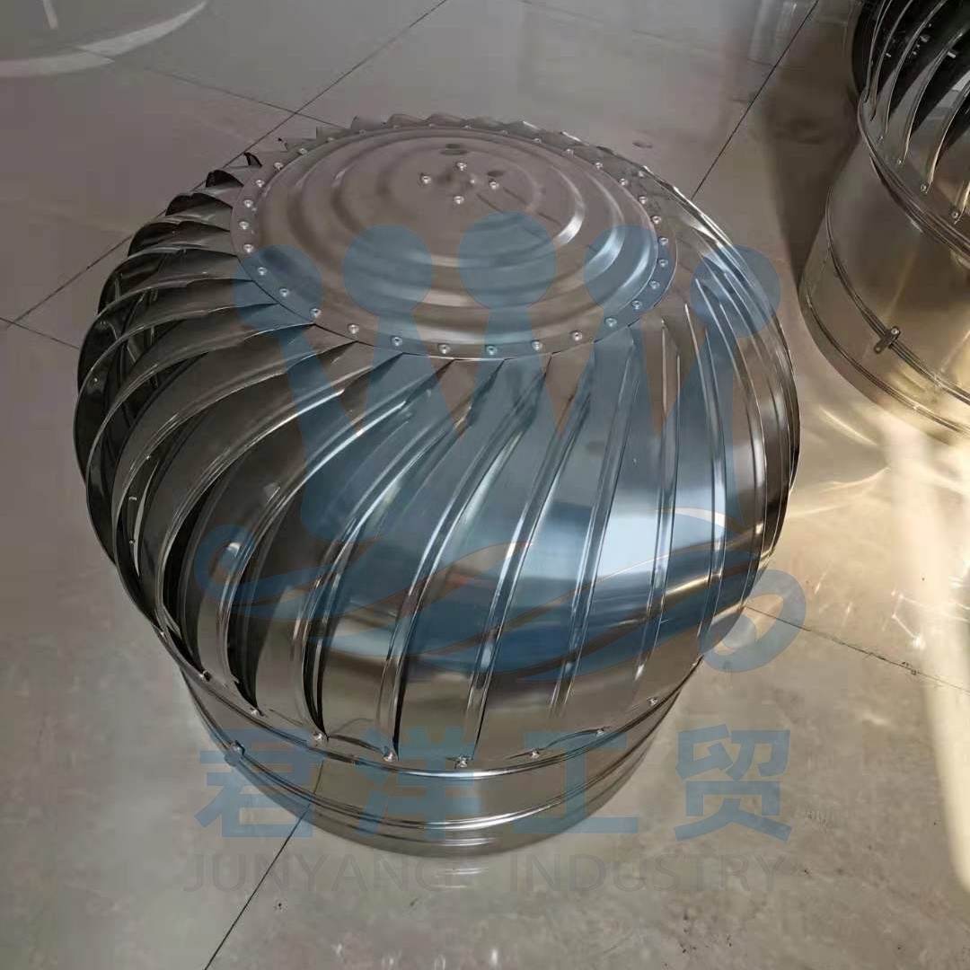 304/201 Stainless Steel No power Roof Turbine Ventilation Top unpowered Ventilation Exhaust Fan