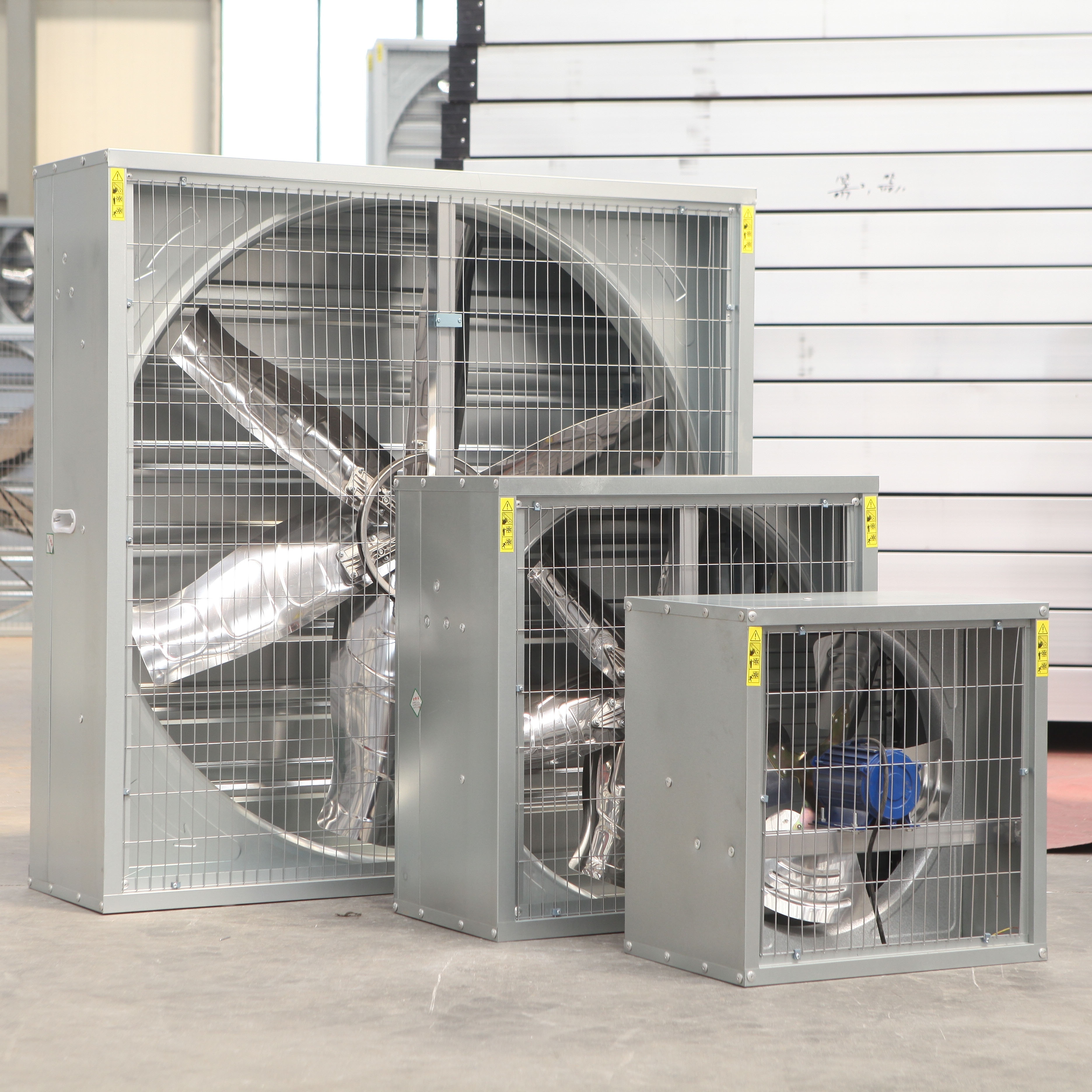 Industrial Ventilation Exhaust Fan with Cooling Pad for Greenhouse and Poultry Farming CE certification