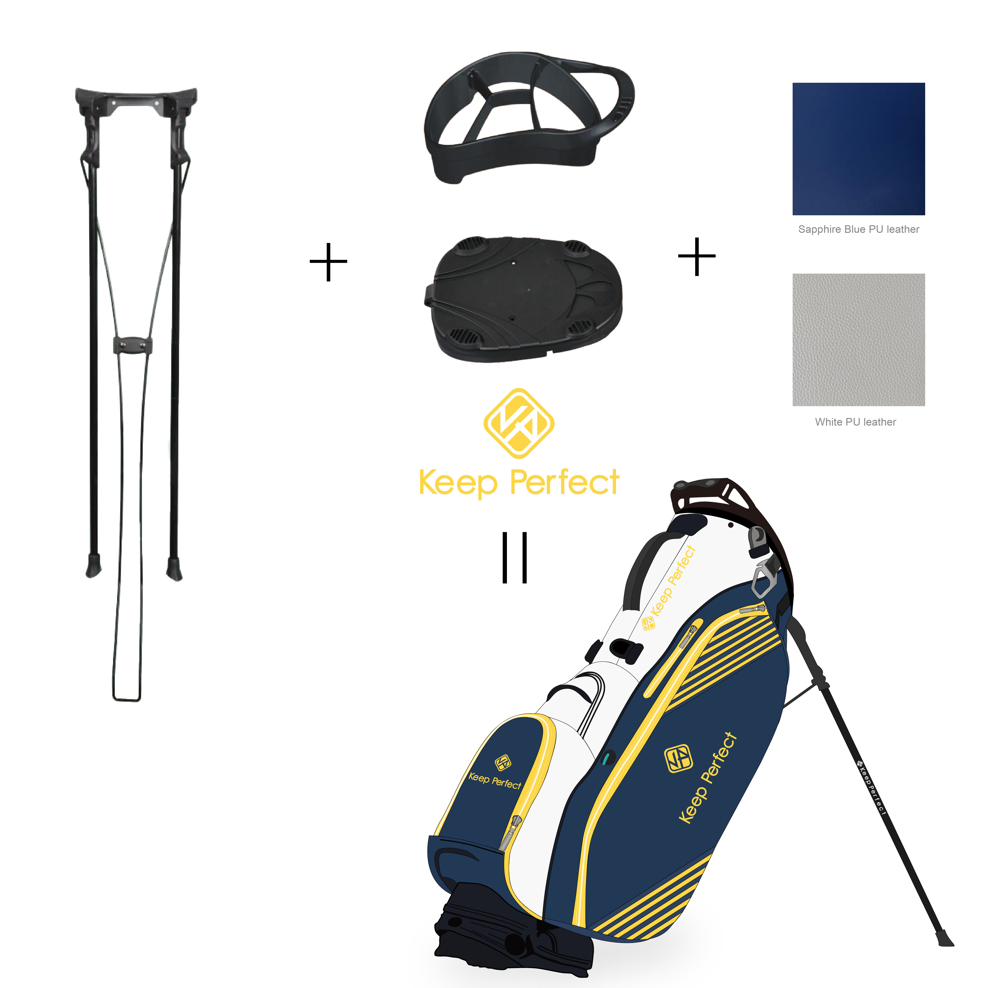 Golf bag Japan Style canvas Prevent scratches golf bag Lightweight Nylon Golf tour Stand Bag