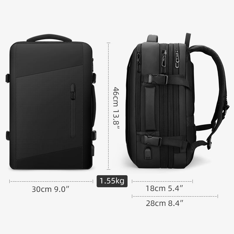 KEEP PERFECT Raincoat Laptop Backpack With Usb Charging Port Bag Men Laptop Backpack