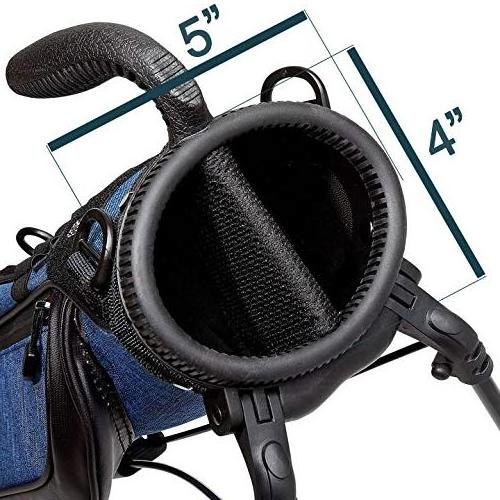 Lightweight Sunday Golf Bag with Strap and Stand Easy to Carry Pitch n Putt Golf Bag