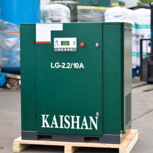 Factory direct sales kaishan 15kw oil less LG screw air compressor low noise machine