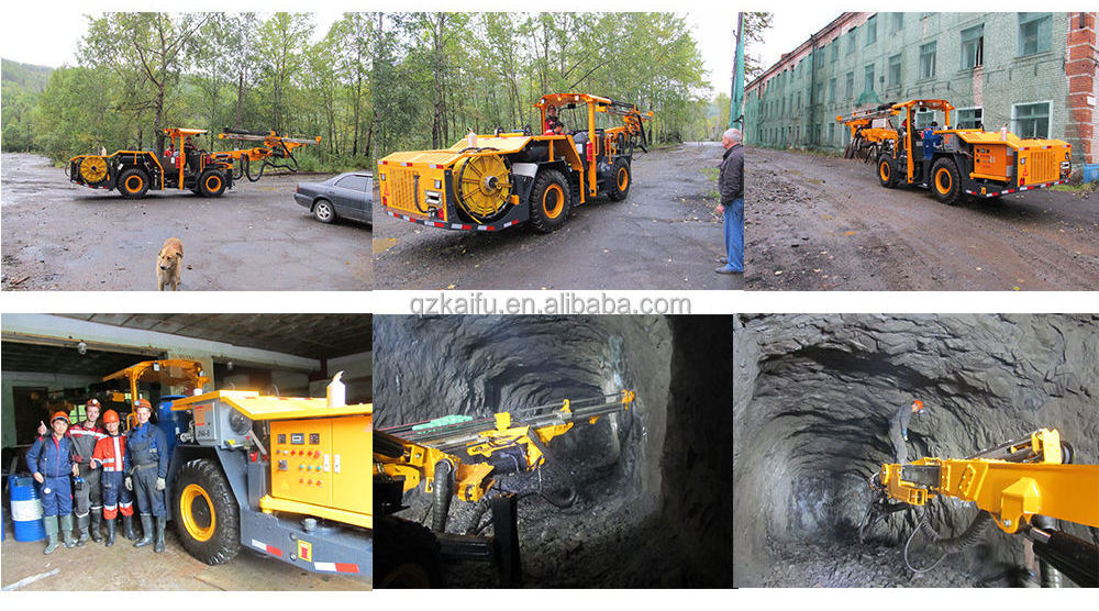 KJ311 Integrated Fully Hydraulic Tunneling Jumbo Horizontal Directional Drilling Machine  Blast Hole Drilling Machine