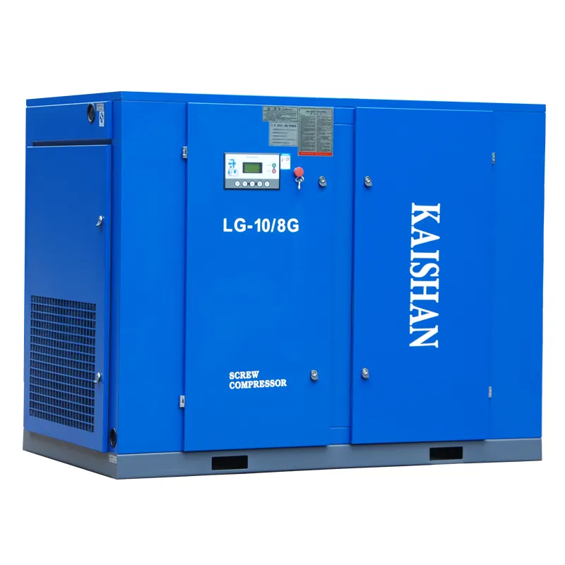 Factory direct sales kaishan 15kw oil less LG screw air compressor low noise machine