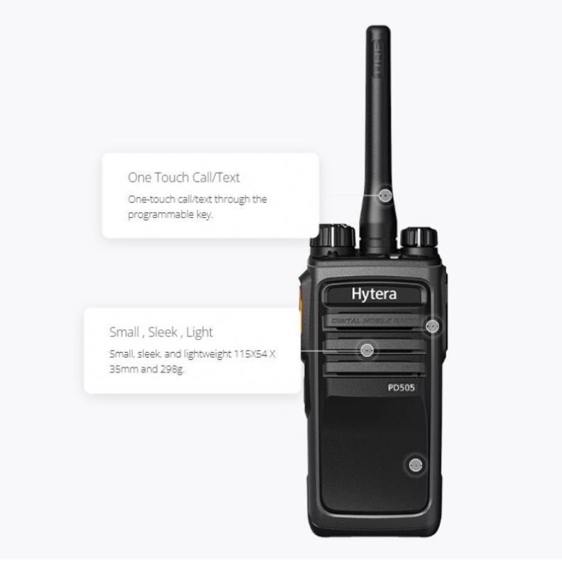 pd505 ul913 bd505 DMR intercom uhf vhf Professional ip54 Analog Digital long distance two-way radio Radio walkie talkie