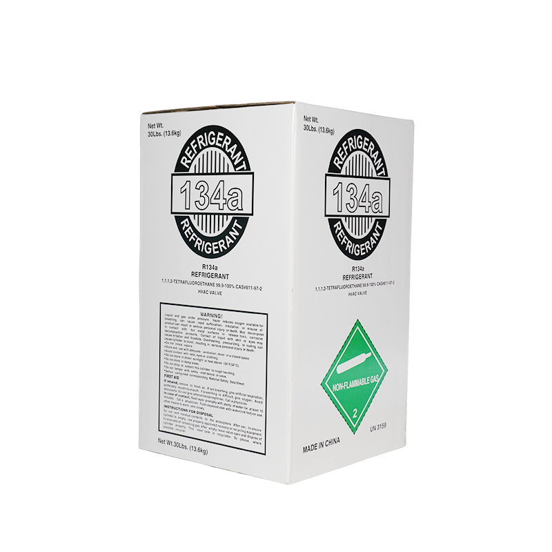 99.99% Purity 30lb 13.6kg Refrigerant Gas R134a hot selling