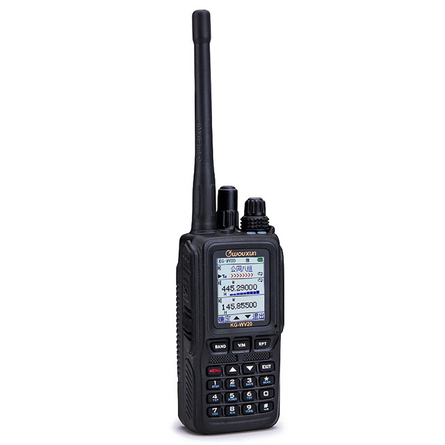 WOUXUN KG-WV20 China Tetra Intercom Dual Band Interphone Handheld Transceiver Ham Radio 2way Radio Walkie Talkie