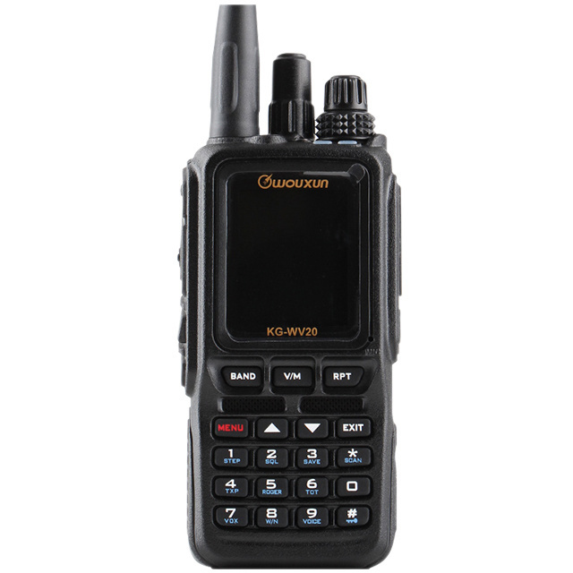 WOUXUN KG-WV20 China Tetra Intercom Dual Band Interphone Handheld Transceiver Ham Radio 2way Radio Walkie Talkie