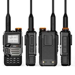 KSUN UV60D Wireless Intercom Walkie-Talkie Long Range HAM Portable Air Band VHF UHF Dual Band Radio FCC GMRS Walkie Talkie