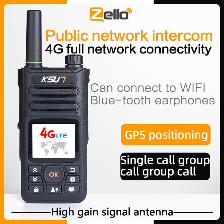 ZL18 Walkie Talkie Long Range 100km 200km 5000km 4G LTE GSM Mobile Phone Two Way Radio Android PTT Poc Zello Walkie-Talkie