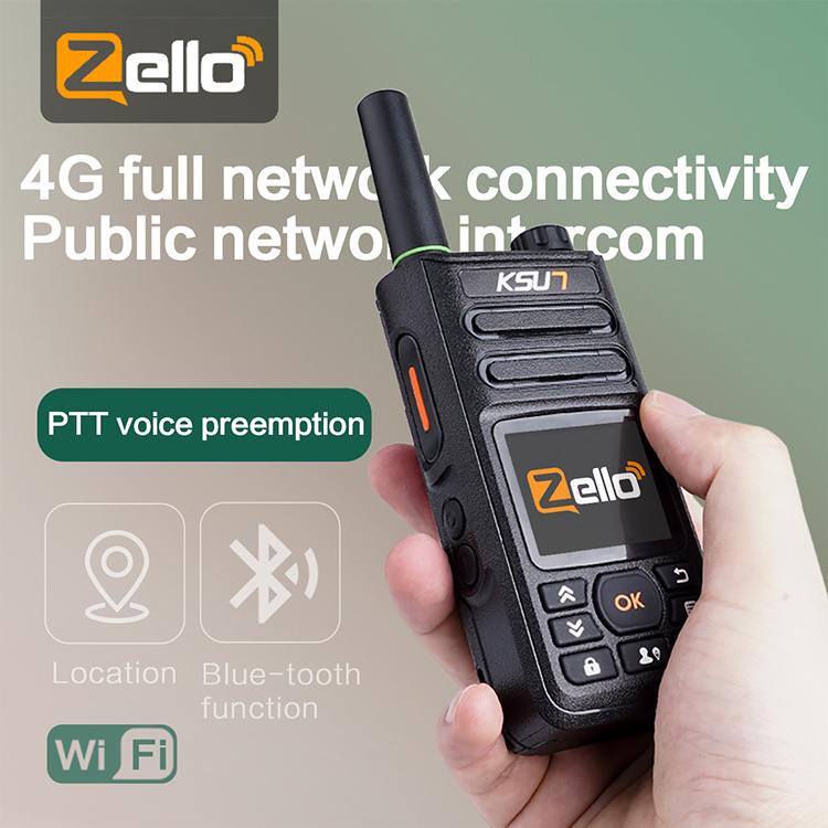 ZL18 Walkie Talkie Long Range 100km 200km 5000km 4G LTE GSM Mobile Phone Two Way Radio Android PTT Poc Zello Walkie-Talkie