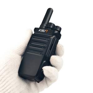 KSUNTFSI Mini Handheld Two Way Radio Small UHF Transmitter Receiver Waterproof HF Radios Scanner Long Range Walkie Talkie