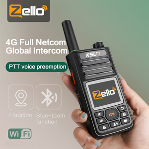 KSUN GPS WiFi Poc Network Walkie-talkie Android 4G 3G GSM Mobile Two Way Radio Long Range 200km 5000km Pair Zello Walkie Talkie