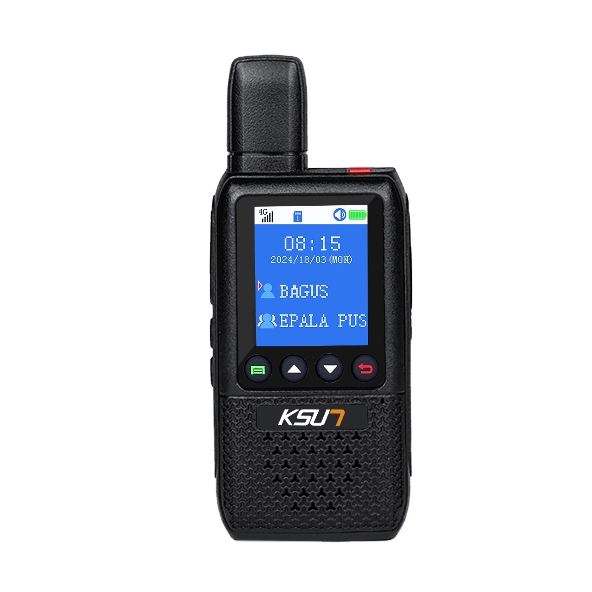 KSUN CT1plus 4g Lte 3g Gsm Poc Global Platform Network Two Way Radio 200km 1000km Long Range Walkie Talkie