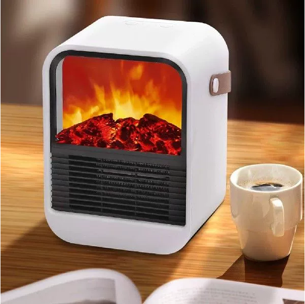 Mini Electric Fireplace 2 Heating Modes Electric Space