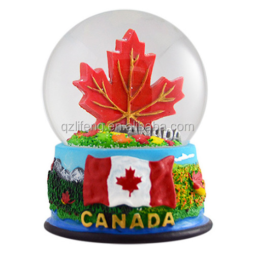 Personalized canada snow globe tourist souvenir gift