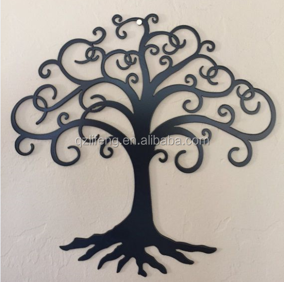 Home Decoration Metal Wall Art Decor Tree