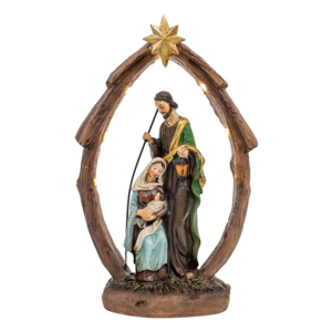 Nativity Ornaments Holy Family Figurine Catholic Statue Holy Religious Statue Table Decoration