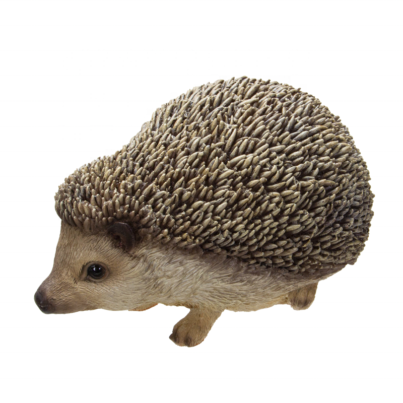 Custom Resin Animal Statue Adorable Hedgehog Figurine Statue Resin Crafts