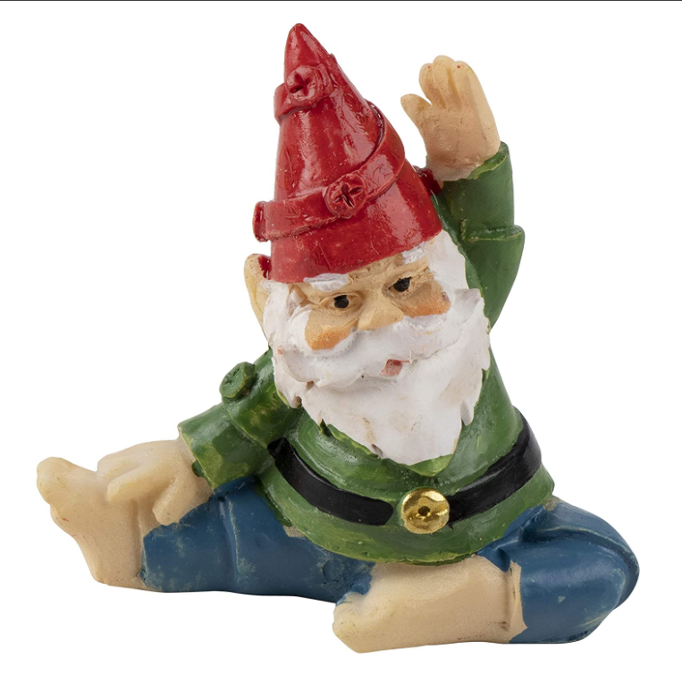 China Supplier Wholesale Mini Garden Gnomes Set Resin Yoga Miniature Garden Gnomes For Garden Decorations