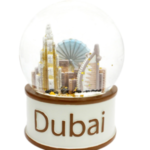 Customize Resin Crafts Country Souvenir Gift Dubai Snow Globe