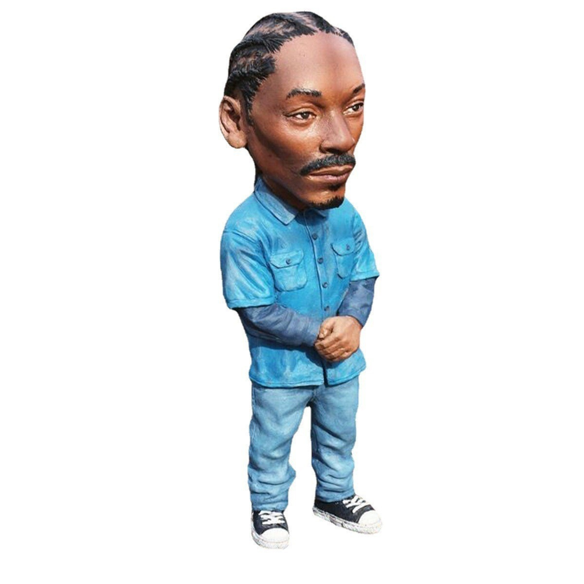 Hip Hop Figurines Legend Commemorative Resin Crafts Cartoon Character Bobblehead Figurine